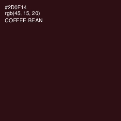 #2D0F14 - Coffee Bean Color Image